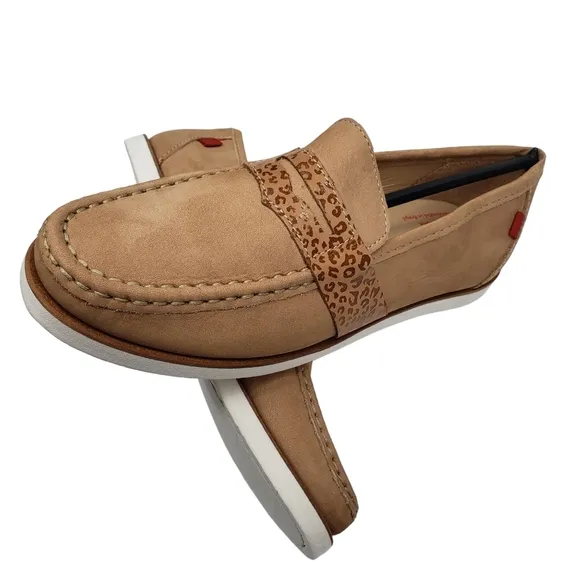 Marc Joseph | NIB Dumbo Porcelain Nobuck Classic Preppy Leather Loafers Girl's 5