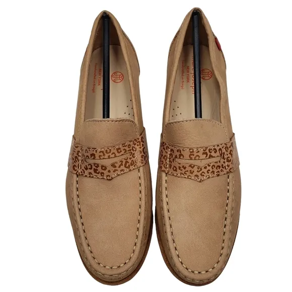 Marc Joseph | NIB Dumbo Porcelain Nobuck Classic Preppy Leather Loafers Girl's 5