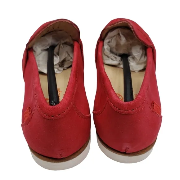Marc Joseph | NIB Dumbo Red Nobuck Classic Preppy Leather Loafers Boy's 1