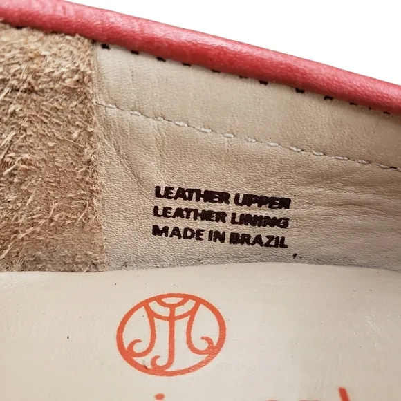 Marc Joseph | NIB East Village Coral Napa Classic Preppy Leather Loafers Girl 11