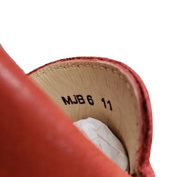 Marc Joseph | NIB East Village Coral Napa Classic Preppy Leather Loafers Girl 11