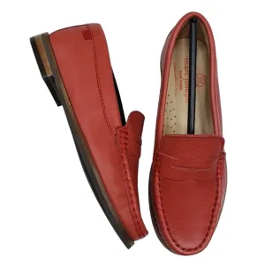 Marc Joseph | NIB East Village Coral Napa Classic Preppy Leather Loafers Girl 13