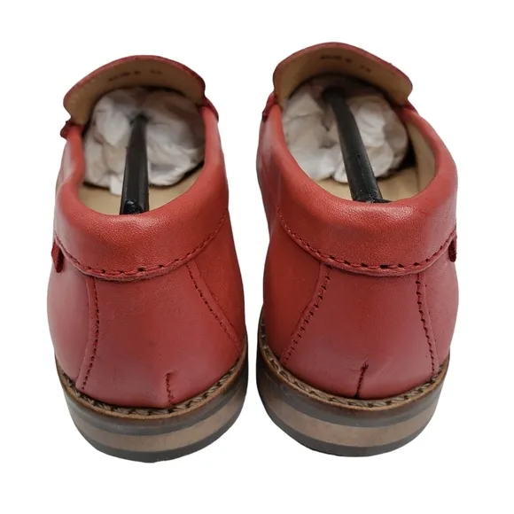 Marc Joseph | NIB East Village Coral Napa Classic Preppy Leather Loafers Girl 13