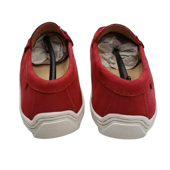 Marc Joseph | NIB Lexington Red Nobuck Preppy Classic Leather Loafers Girl's 12