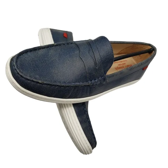 Marc Joseph | NIB Union St Stone Jeans Leather Classic Chic Loafers Girl's 5.5