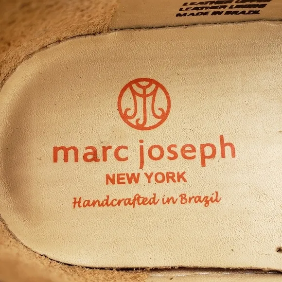 Marc Joseph | NIB Union St Stone Jeans Leather Classic Chic Loafers Girl's 5.5
