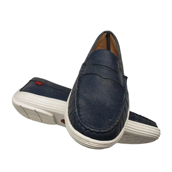 Marc Joseph | NIB Union St Stone Jeans Leather Classic Chic Loafers Girl's 5.5