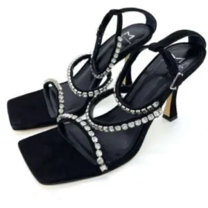 Marc Fisher Women's Dezzi Embellished Strappy High Heel Sandals Size 9 New