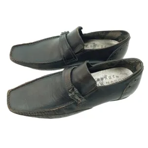 Mark Nason Lounge Dress Shoes Dark Brown Leather Men's 8.5 Fancy Career Hip