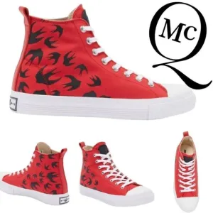 MCQ By Alexander McQueen Swarm Swallow Vulcanized High Top UNISEX Authentic