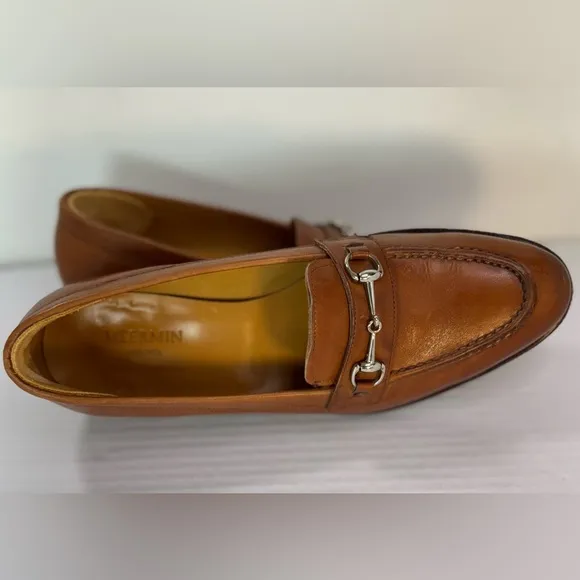 Meermin 201427 Copper Vitello Horsebit Buckle Loafers Unisex men’s 5, women’s 7