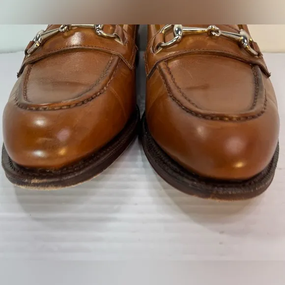 Meermin 201427 Copper Vitello Horsebit Buckle Loafers Unisex men’s 5, women’s 7