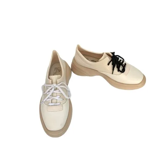 Melissa &quot;Ugly Sneakers&quot; White and Beige 9