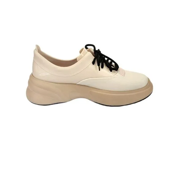 Melissa &quot;Ugly Sneakers&quot; White and Beige 9
