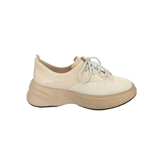 Melissa &quot;Ugly Sneakers&quot; White and Beige 9