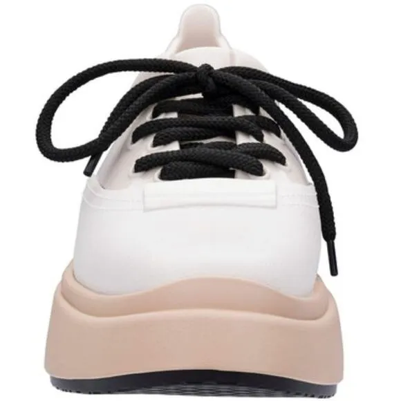 Melissa &quot;Ugly Sneakers&quot; White and Beige 9