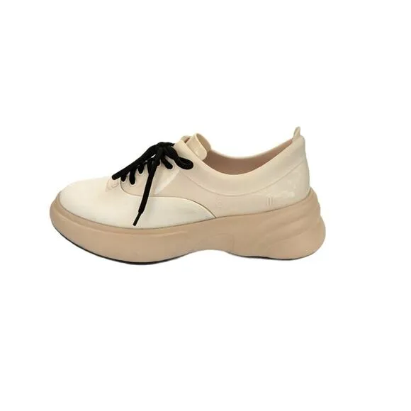 Melissa &quot;Ugly Sneakers&quot; White and Beige 9
