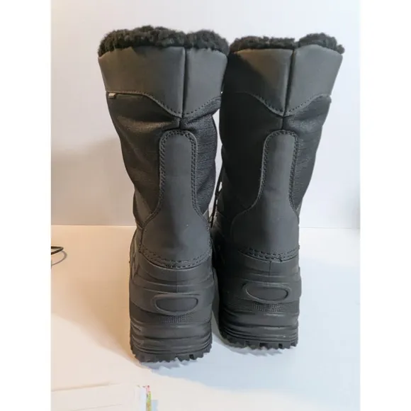 Men's Aleader Black Snow Boots AL191102M Thinsulate - Size 12