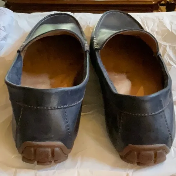 Men's Blue Born Leather Loafers.  Size 11.5, as new, mint condition.