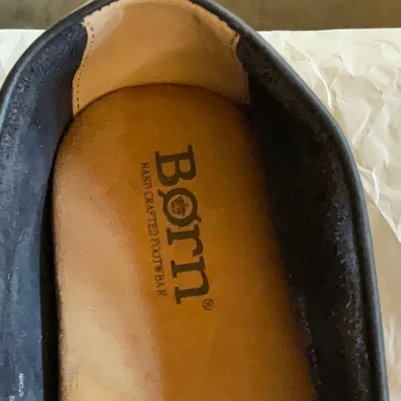 Men's Blue Born Leather Loafers.  Size 11.5, as new, mint condition.