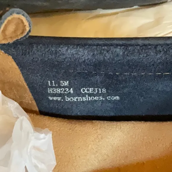 Men's Blue Born Leather Loafers.  Size 11.5, as new, mint condition.