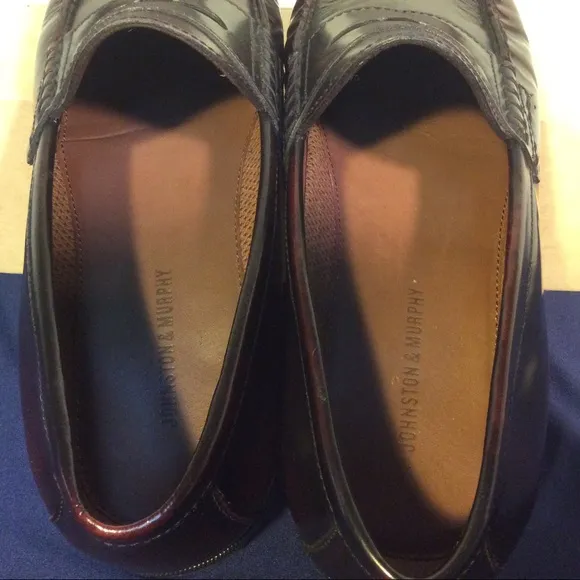 Men’s Leather Johnston &amp; Murphy Penny Loafers size 10