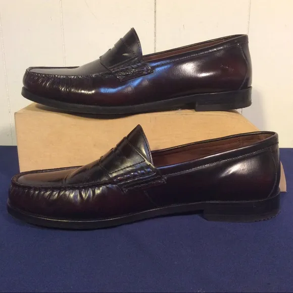 Men’s Leather Johnston &amp; Murphy Penny Loafers size 10