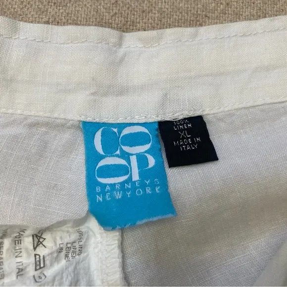 Men’s Pants Size XL Barney’s CO OP 100% Linen