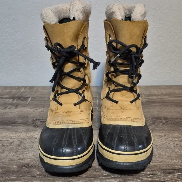 Men's Sorel Tan and Black Winter Boots