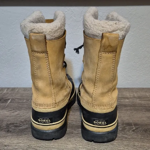 Men's Sorel Tan and Black Winter Boots