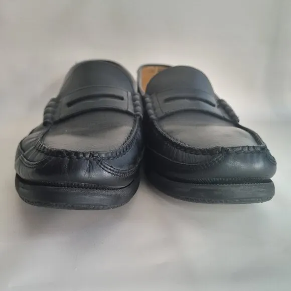 Mephisto Spinnaker Black Leather Penny Loafers Men’s Size 47 / US 13