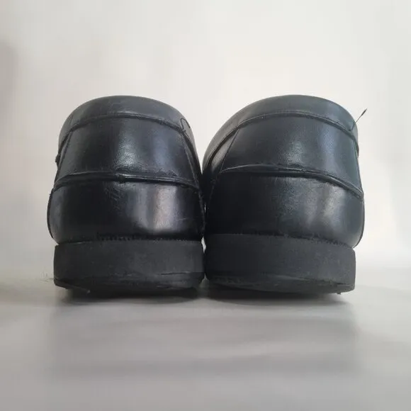 Mephisto Spinnaker Black Leather Penny Loafers Men’s Size 47 / US 13