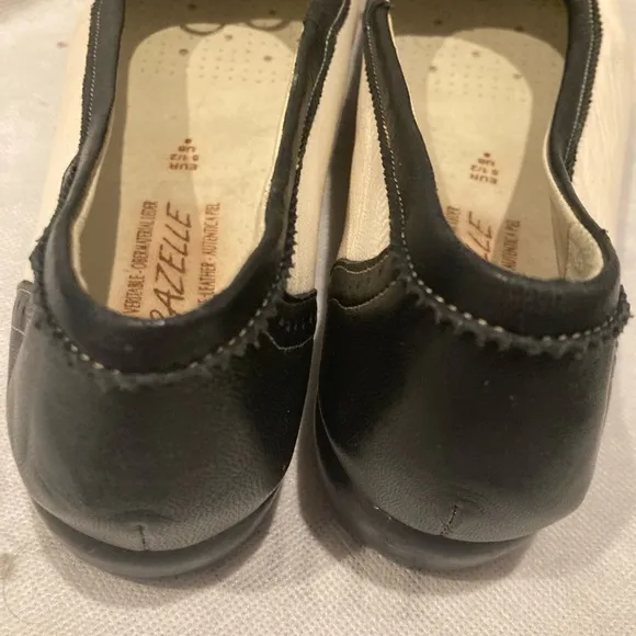 Mephisto Two Tone Bow Ballet Flats
