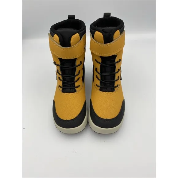 Merrell Boys Snow Boots Snow Ridge Size 12 M Black Yellow NWOB