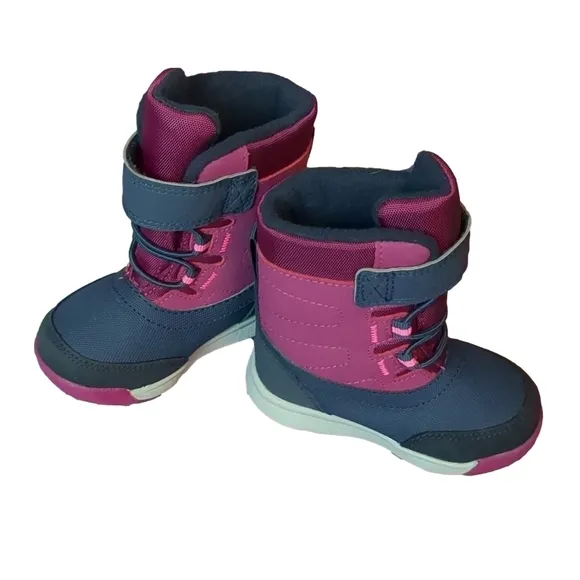 Merrell snow storm junior berry navy winter boots size 4M