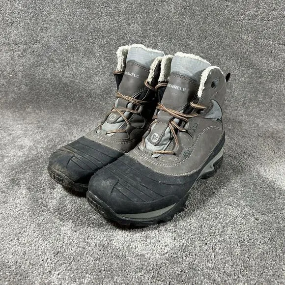 Merrell Snowbound Waterproof OptiWarm Charcoal Snow Boots J55622 Women’s Sz 9.5