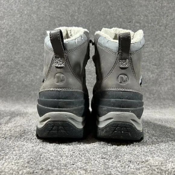 Merrell Snowbound Waterproof OptiWarm Charcoal Snow Boots J55622 Women’s Sz 9.5