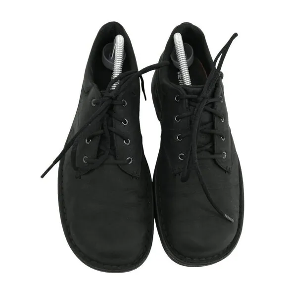Merrell World Legend 2 Mens Classic Black Leather Lace Up Loafer Size 8.5