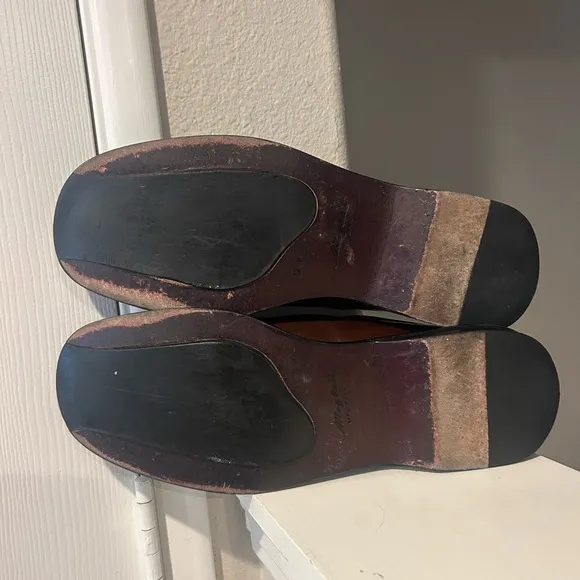 Mezlan Brown Leather Loafers Mens Size 12 M Made In Spain Dress Shoe