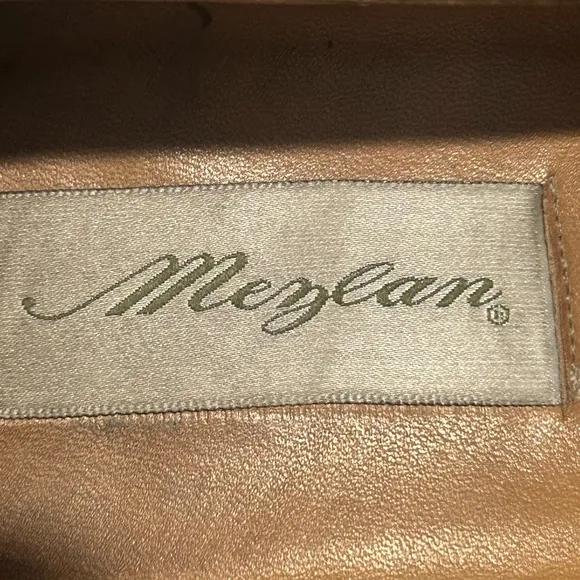 Mezlan Brown Leather Loafers Mens Size 12 M Made In Spain Dress Shoe