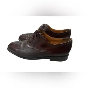 Mezlan Nicola Men's Deerskin Dress Shoes Loafers Size 13M Brown Lace Up