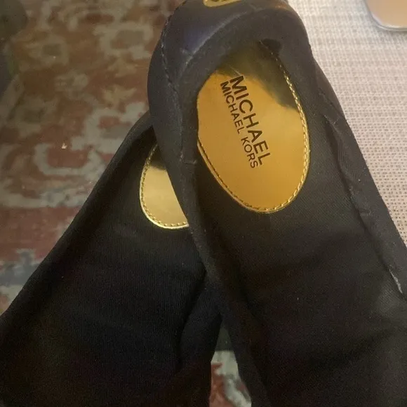 Michael Kors Black Ballet Flats, 8.5 , pre loved 🥰