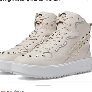 Michael Kors Emmett Stripe High-Top Sneakers (Light Cream) ✨brand new✨