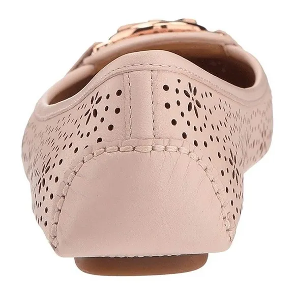 Michael Kors Fulton Moc Perforated Flats - Pink