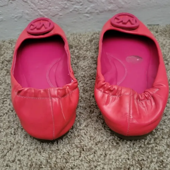 Michael Kors Hot Pink Ballet Flats Size 7