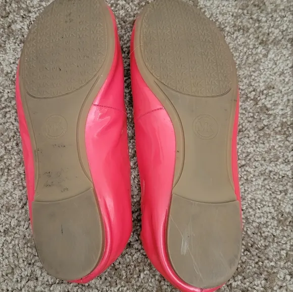 Michael Kors Hot Pink Ballet Flats Size 7