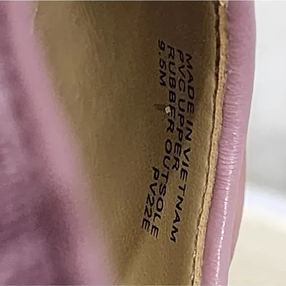 Michael Kors Jilly ballet flats in royal pink logo size 9.5 new!!!