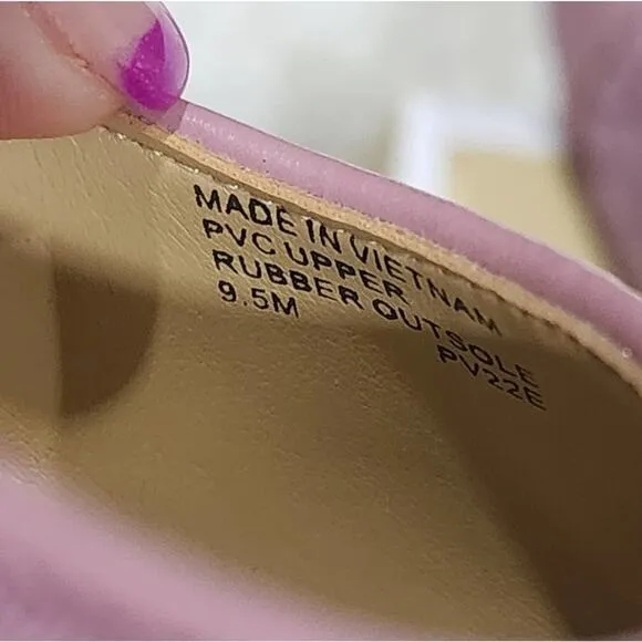 Michael Kors Jilly ballet flats in royal pink logo size 9.5 new!!!