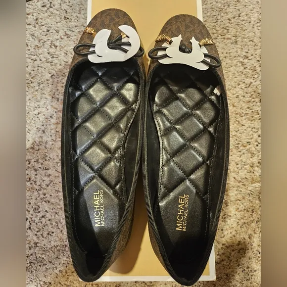 Michael Kors Women's Nori Logo Ballet Flats