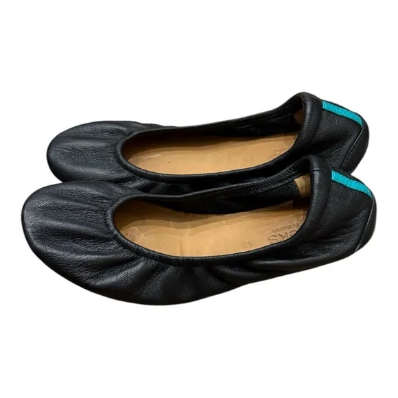 Mini Tieks Girl’s Size 13 Black Ballet Flats
